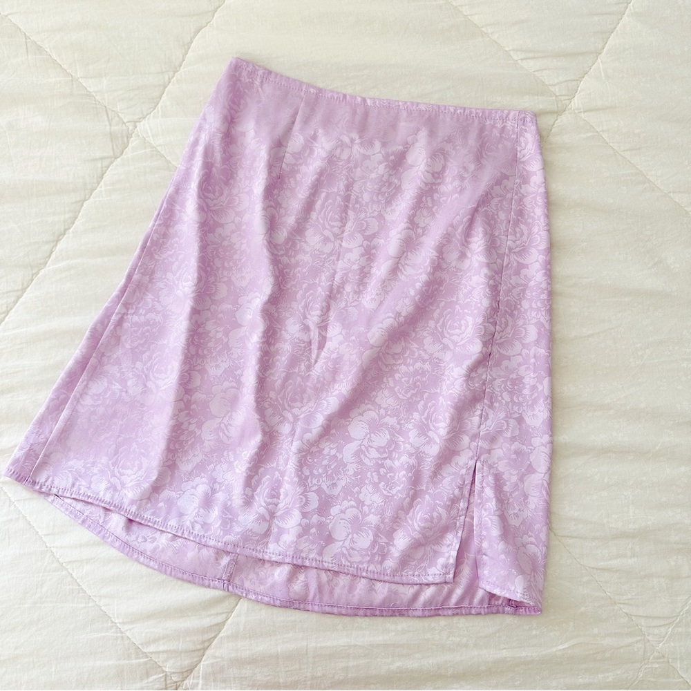 Princess Polly Lilac Floral Mini Skirt